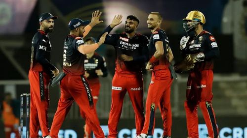 Royal Challengers Bangalore in action in IPL 2022. (P.C.:iplt20.com)