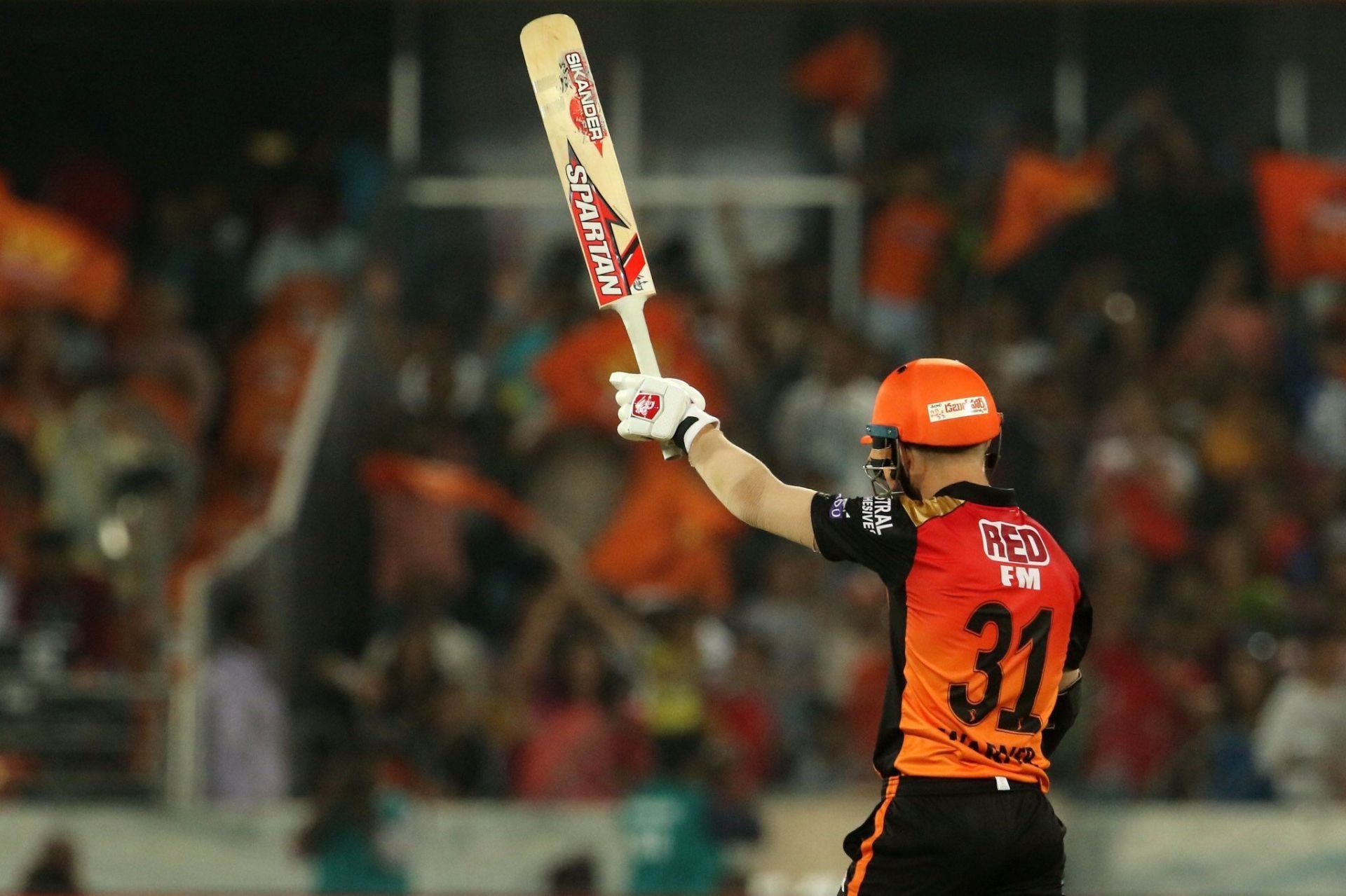 David Warner for Sunrisers Hyderabad