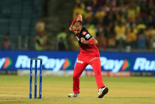 Harshal Patel snared three wickets during CSK's innings [P/C: iplt20.com]