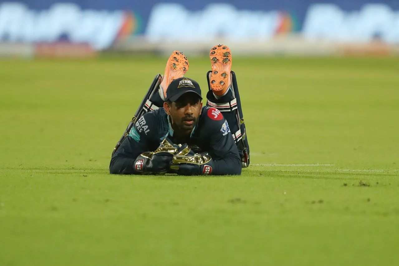 Wriddhiman Saha has taken over the wicket-keeping responsibilities from Matthew Wade (Image Courtesy: IPLT20.com)