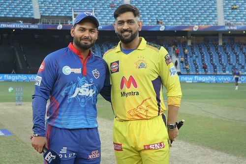 Rishabh Pant (L) and MS Dhoni. (File/BCCI)