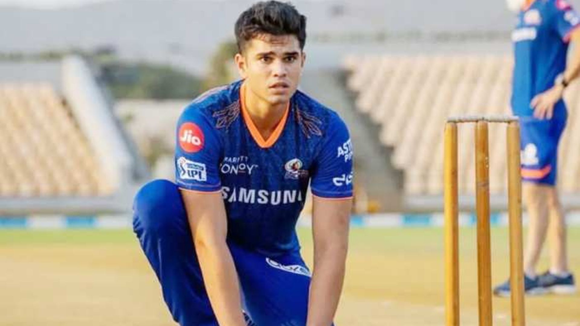 Arjun Tendulkar is yet to make his debut for MI despite being with the franchise since 2021. (P.C.:iplt20.com)