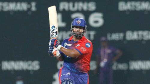 Rishabh Pant hasn't scored a fifty yet in IPL 2022, but could come good against RR. (P.C.:iplt20.com)