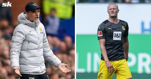 Thomas Tuchel refused to comment on Erling Haaland's impending transfer to City