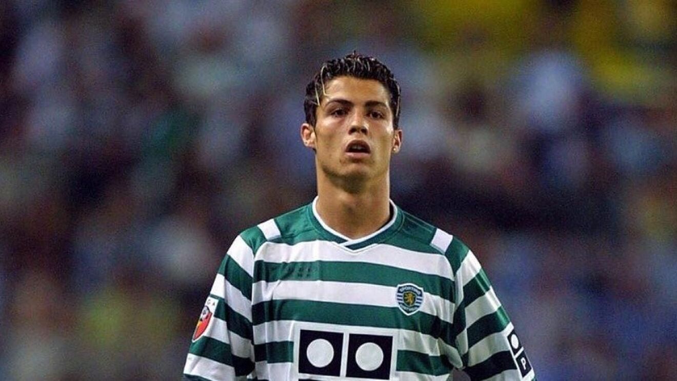 Cristiano Ronaldo in his younger days at Sporting Lisbon