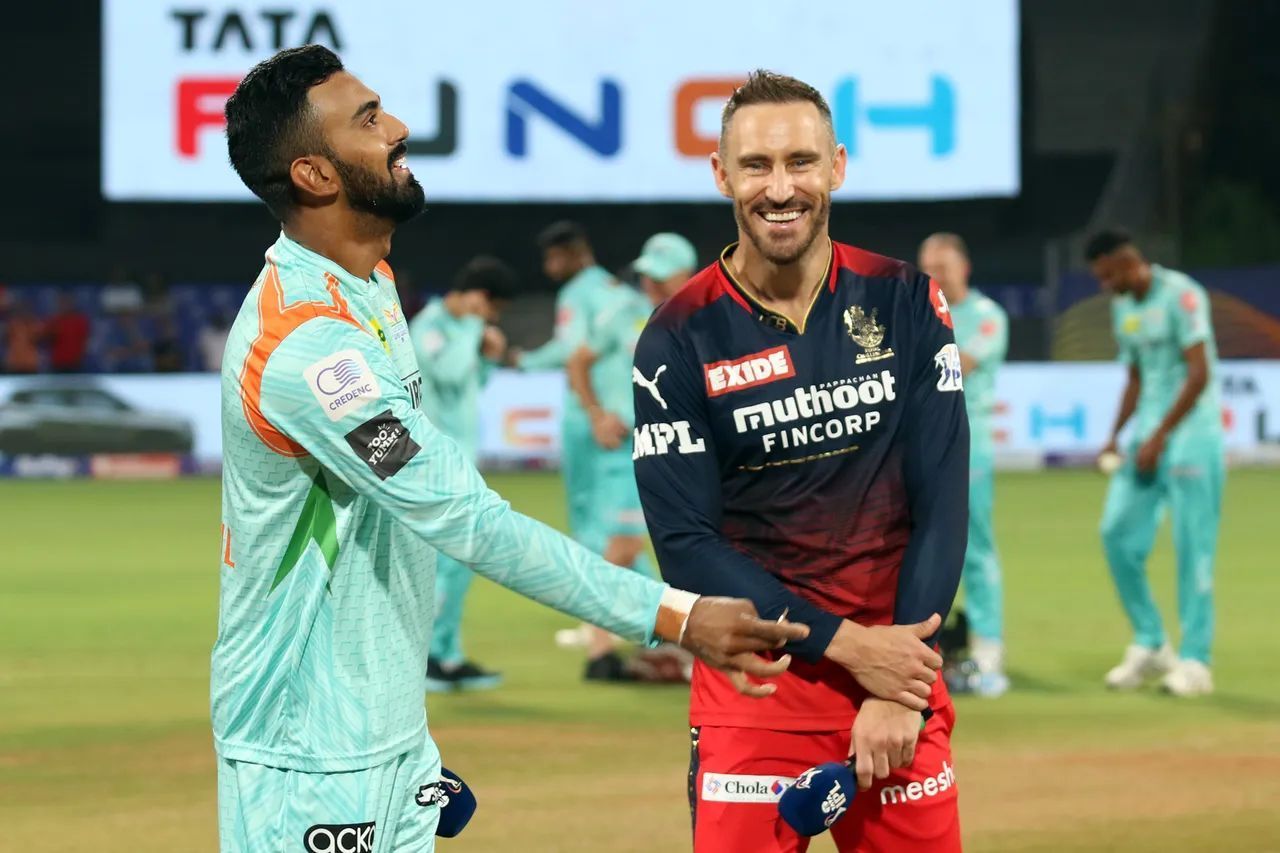 It&#039;s KL Rahul vs Faf du Plessis tomorrow in IPL 2022 (Image Courtesy: IPLT20.com)