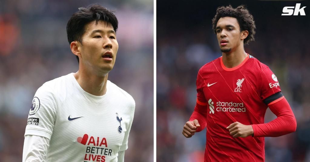 Heung-min Son (left) and Trent Alexander-Arnold
