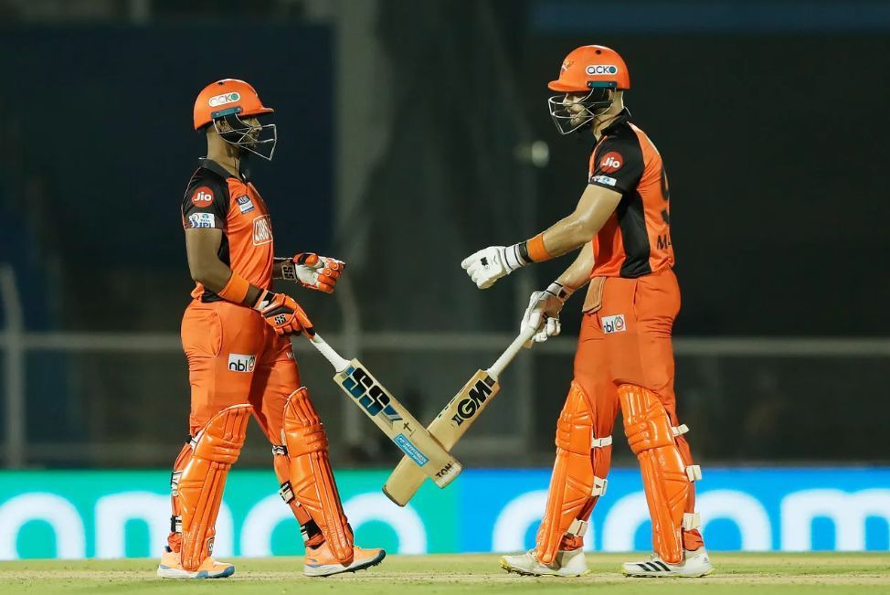 Nicholas Pooran and Aiden Markram strung together a 60-run partnership [P/C: iplt20.com]