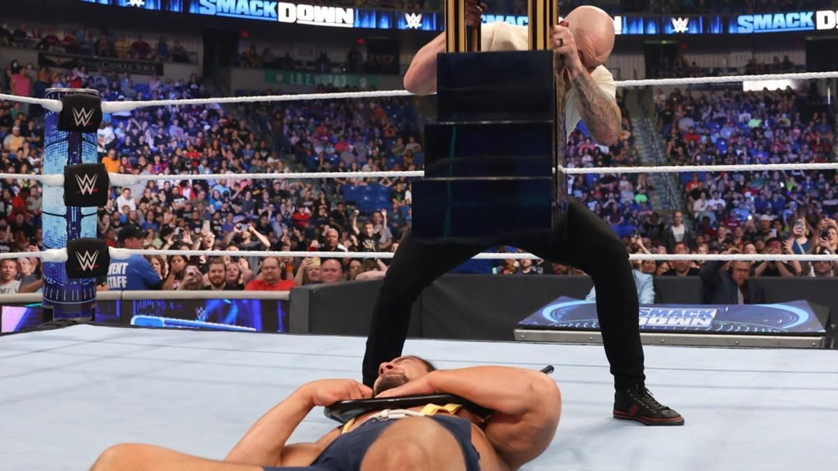 Happy Corbin injures Madcap Moss on WWE SmackDown