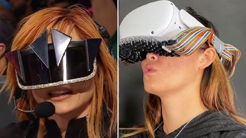 Becky Lynch (left); The latest release in VR (right)