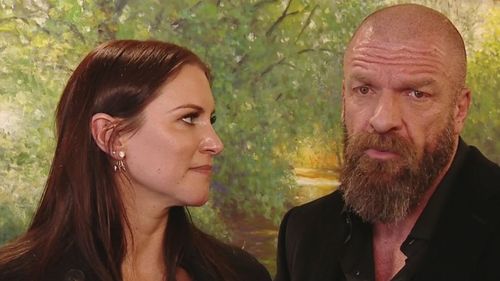 Stephanie McMahon and Triple H.