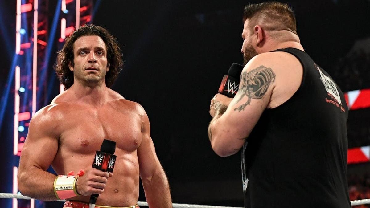 Ezekiel interrupting Kevin Owens on WWE RAW