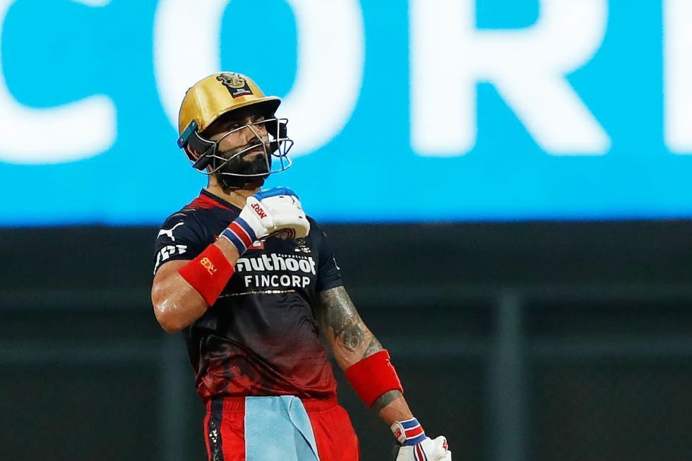 Virat Kohli did not refrain from showing his emotions during his stint in the middle [P/C: iplt20.com]
