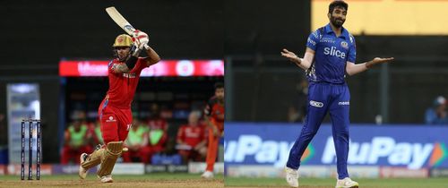 Shikhar Dhawan and Jasprit Bumrah feature in Sachin Tendulkar’s IPL 2022 dream team. Pics: IPLT20.COM