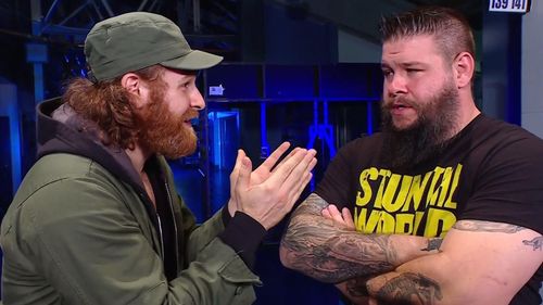 WWE Superstars Sami Zayn and Kevin Owens