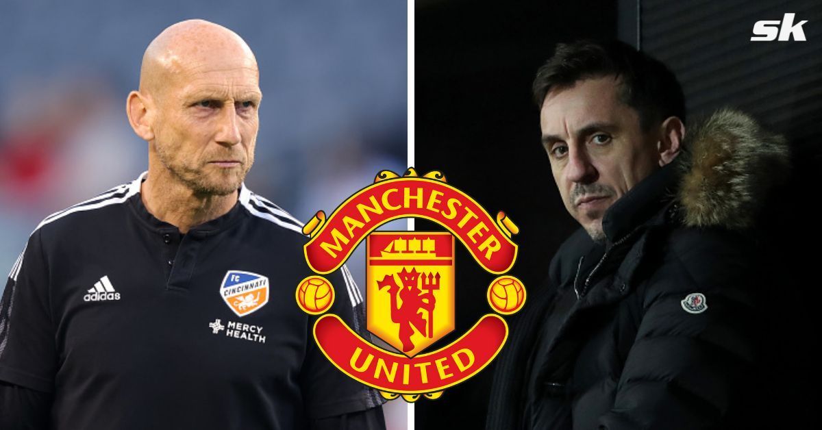 Gary Neville and Jaap Stam debate over Player of the Season at Old Trafford.