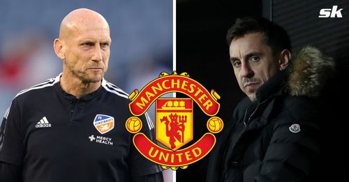 Gary Neville and Jaap Stam debate over Player of the Season at Old Trafford.