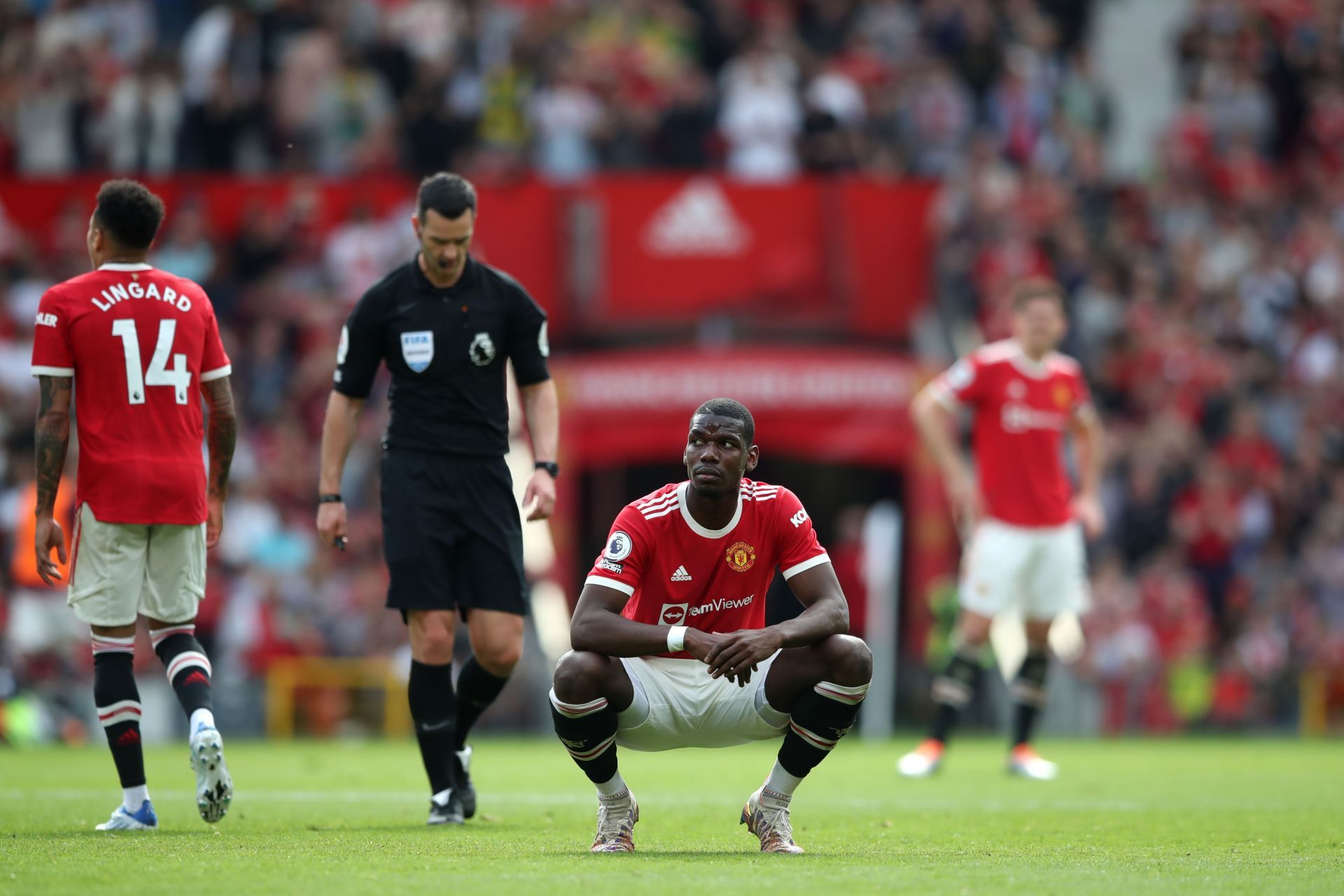 Paul Pogba (right) could leave Manchester United this summer.