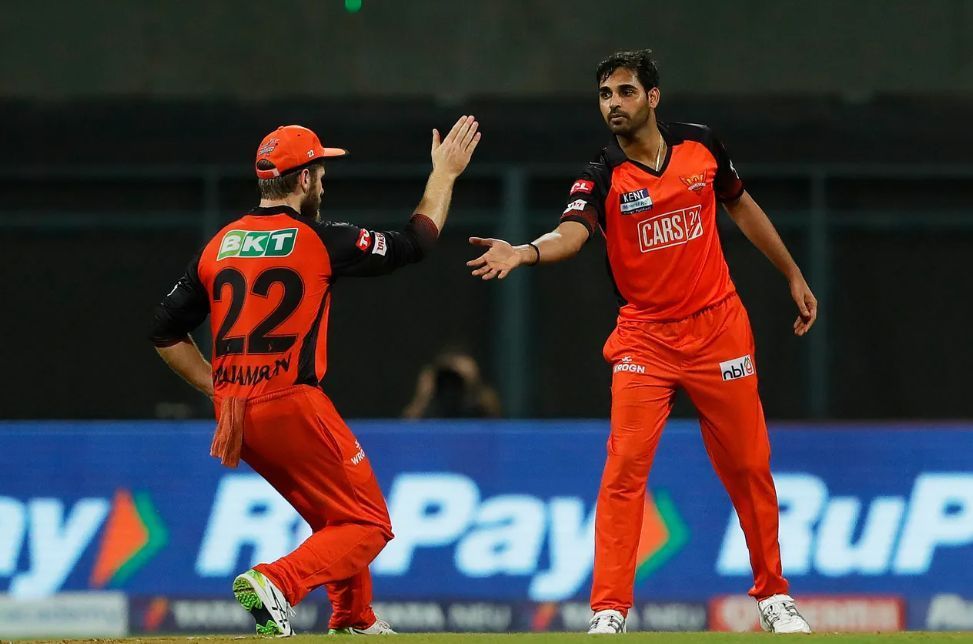 Bhuvneshwar Kumar&#039;s final over almost sealed the match in SunRisers Hyderabad&#039;s favor [P/C: iplt20.com]