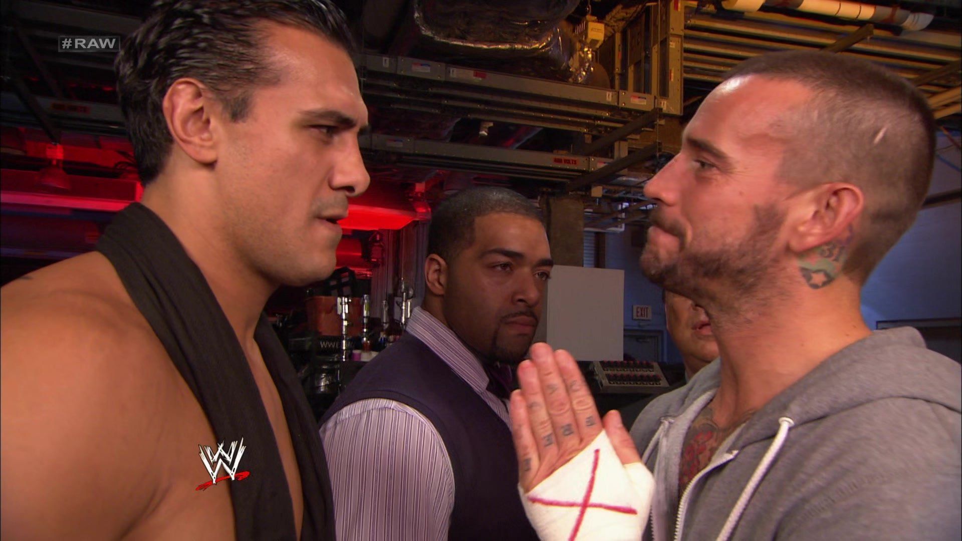 Alberto Del Rio, David Otunga, and CM Punk