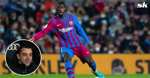 Barcelona boss Xavi didn't provide an insight into Ousmane Dembele's future at the club.