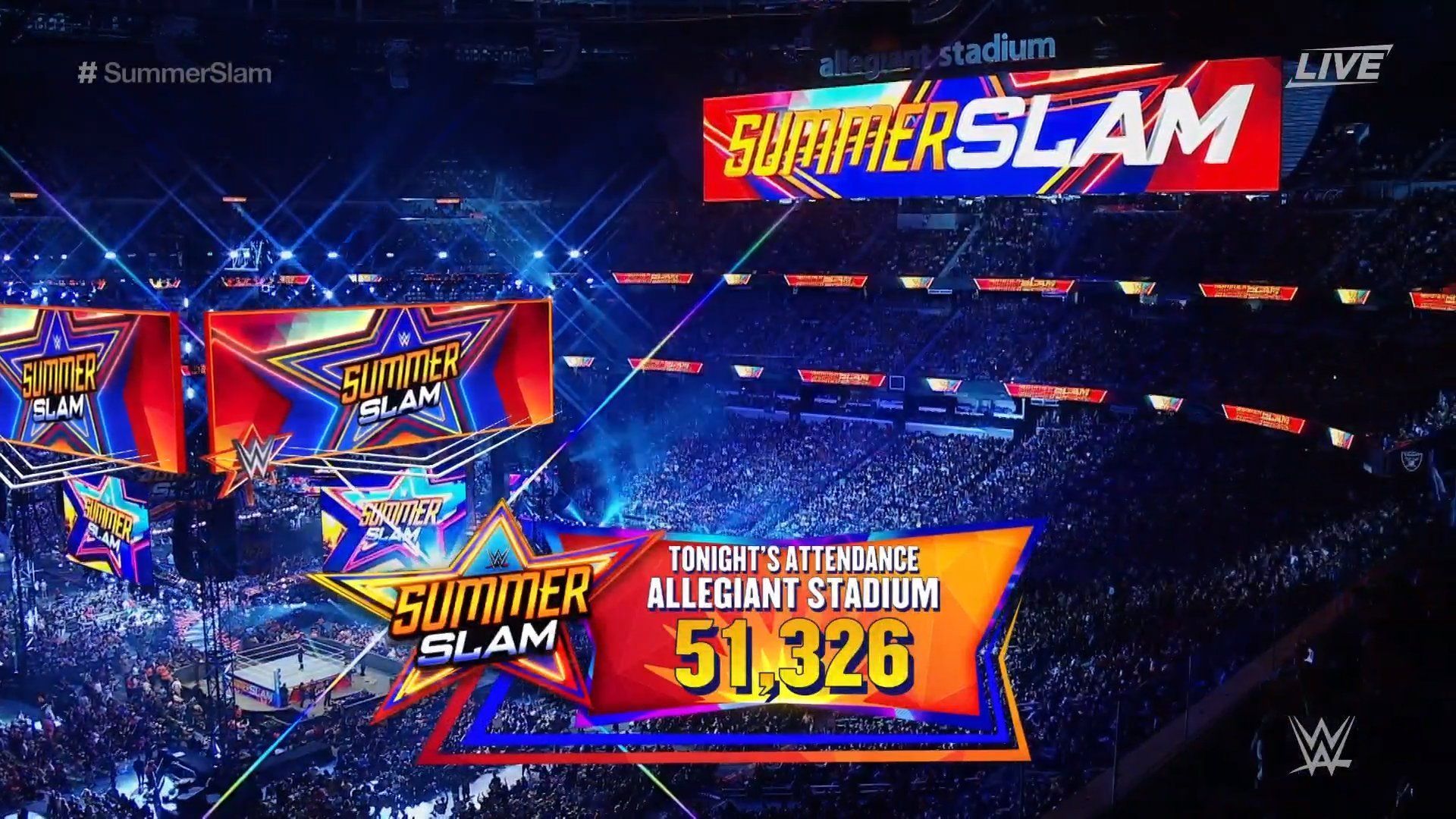 SummerSlam took place at Allegiant Stadium.