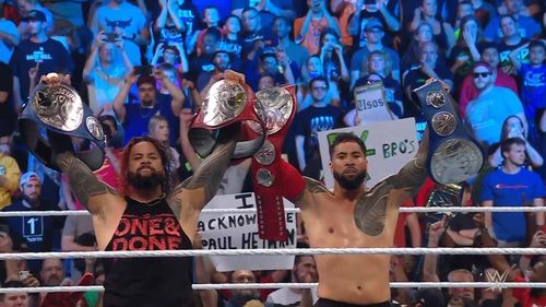 Jimmy and Jey Uso are on top of WWE's tag team division.