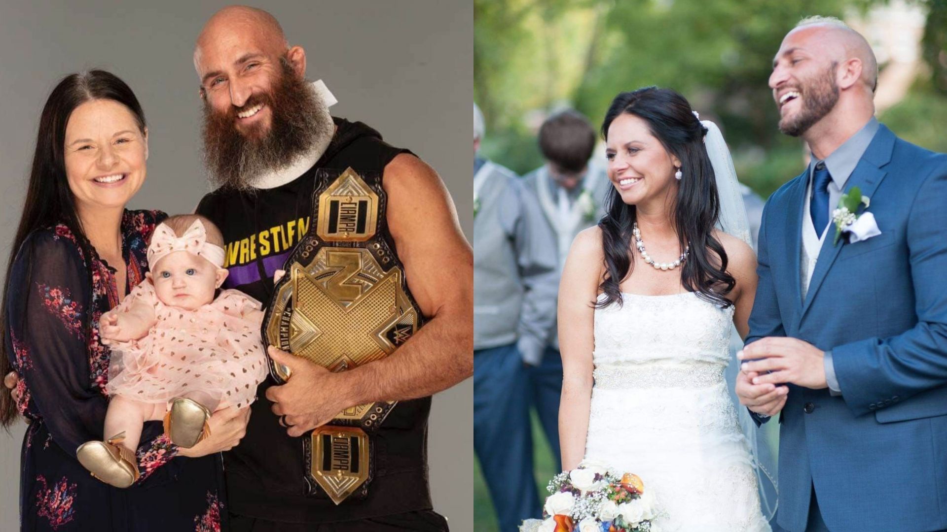 Ciampa's wife, Jessie Ward, worked as a backstage producer