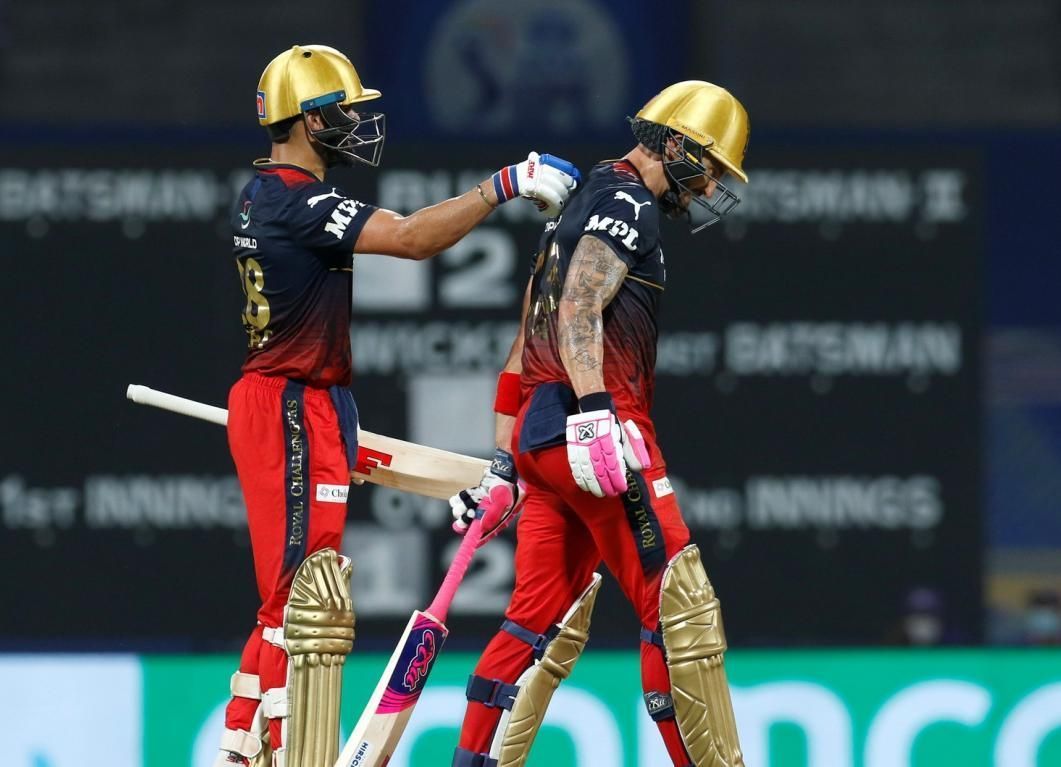 du Plessis and Virat Kohli put on a match-winning partnership against GT