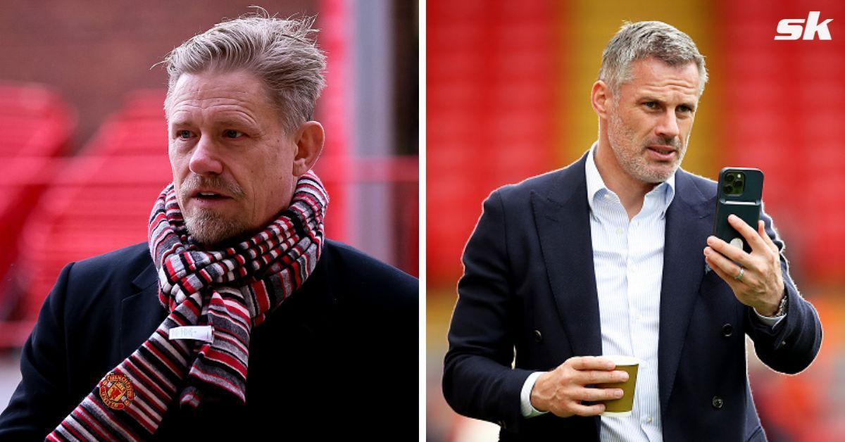 Manchester United legend Peter Schmeichel clashes with Jamie Carragher on US TV