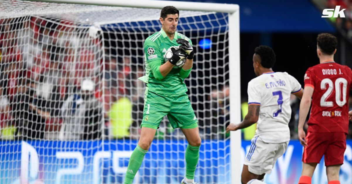 Thibaut Courtois put in a man of the match performance against Liverpool