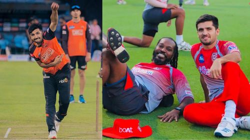 Fazalhaq Farooqi received his first IPL cap ahead of the IPL 2022 match between Sunrisers Hyderabad and Royal Challengers Bangalore (Image Courtesy: IPLT20.com)