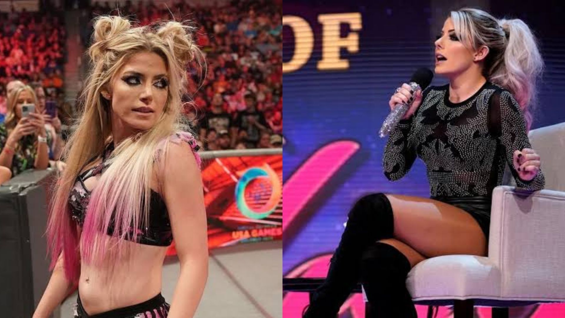 A WWE personality has responded to being compared to Alexa Bliss