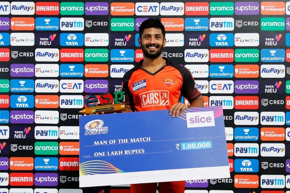 Rahul Tripathi was duly chosen as the Player of the Match [P/C: iplt20.com]