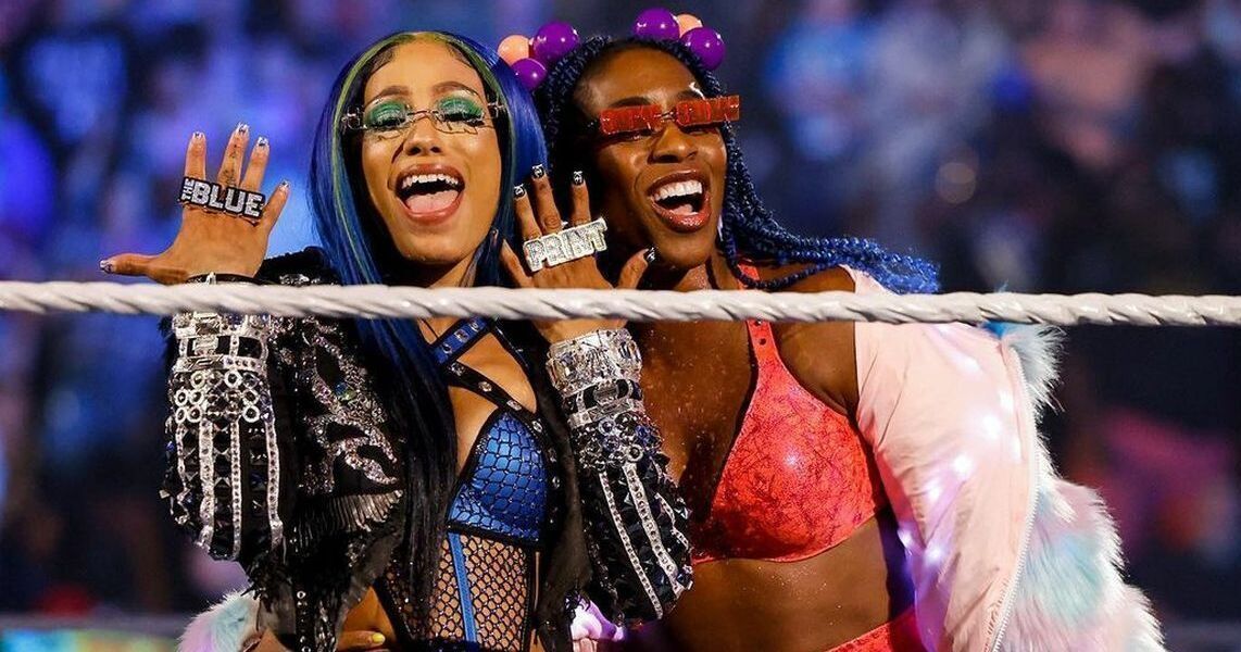 Former WWE Women&#039;s Tag Team Champions Sasha Banks and Naomi