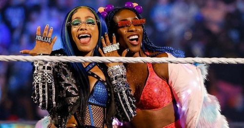 Former WWE Women's Tag Team Champions Sasha Banks and Naomi