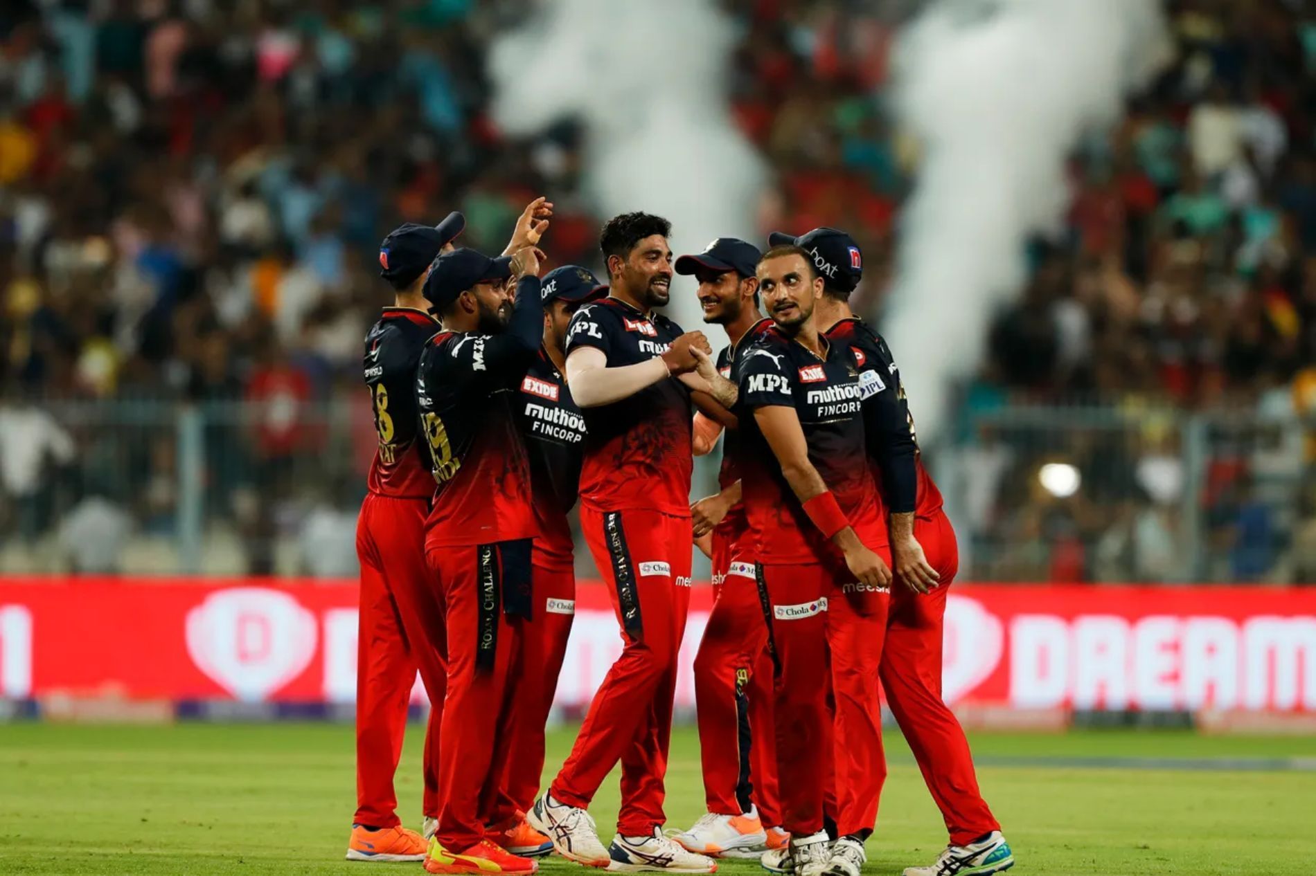 Royal Challengers Bangalore during the Eliminator against the Lucknow Super Giants. Pic: IPLT20.COM