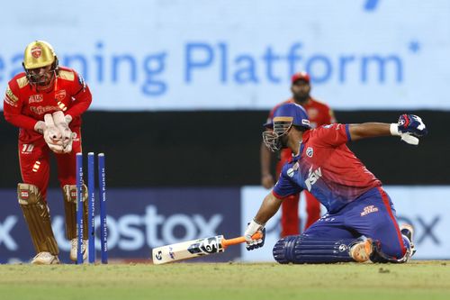 Jitesh Sharma stumping the DC captain (Image Credits: Twitter)