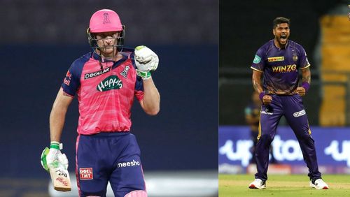 Jos Buttler (L) and Umesh Yadav (R). (PC: IPL)