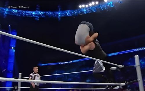 Owens enthralled the audience with Avalanche Fisherman Suplex.