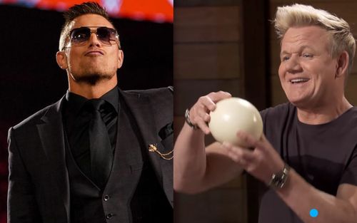 The Miz (left); Gordan Ramsay (right)