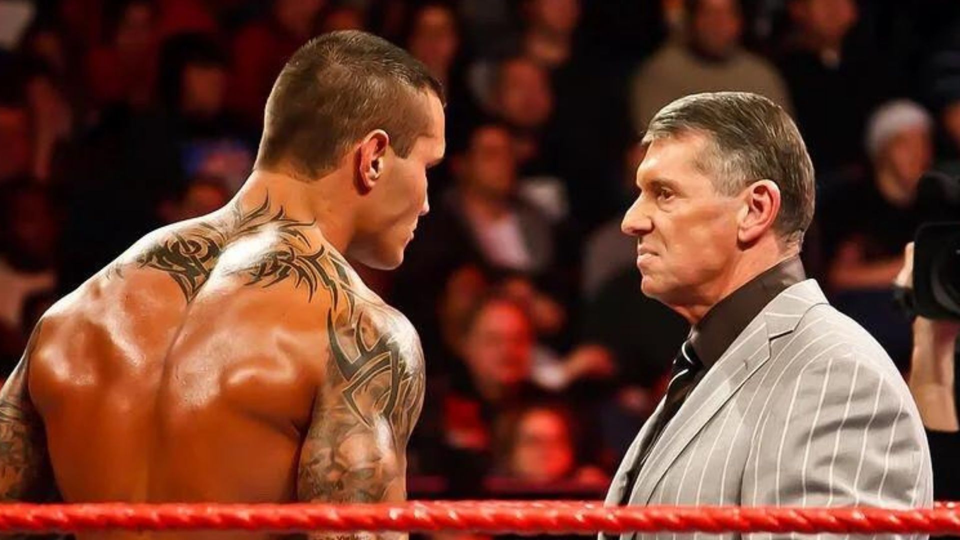 Randy Orton and Vince McMahon.