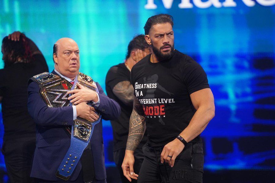 Roman Reigns with Paul Heyman on SmackDown
