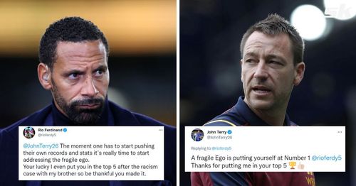 Rio Ferdinand vs John Terry – and it's live!