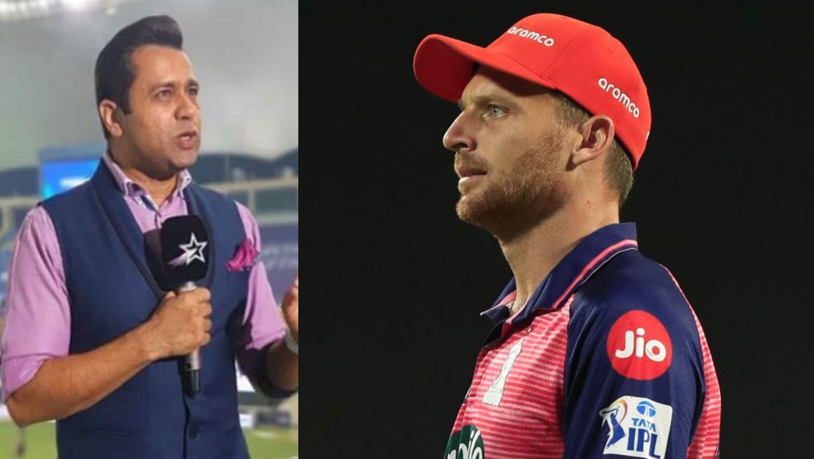 Aakash Chopra (L) backs Jos Buttler (R, PC: IPL) to return to form today.