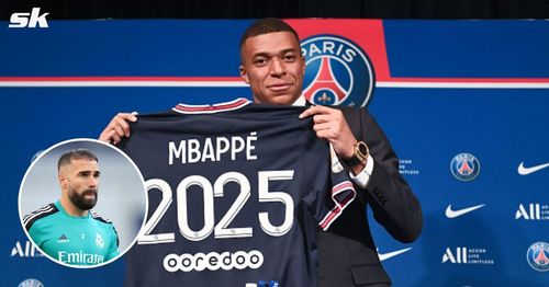 Dani Carvajal comments on Kylian Mbappe's decision to snub Real Madrid and stay at PSG