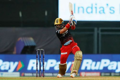 Virat Kohli batting against Gujarat Titans. Pic: IPLT20.COM