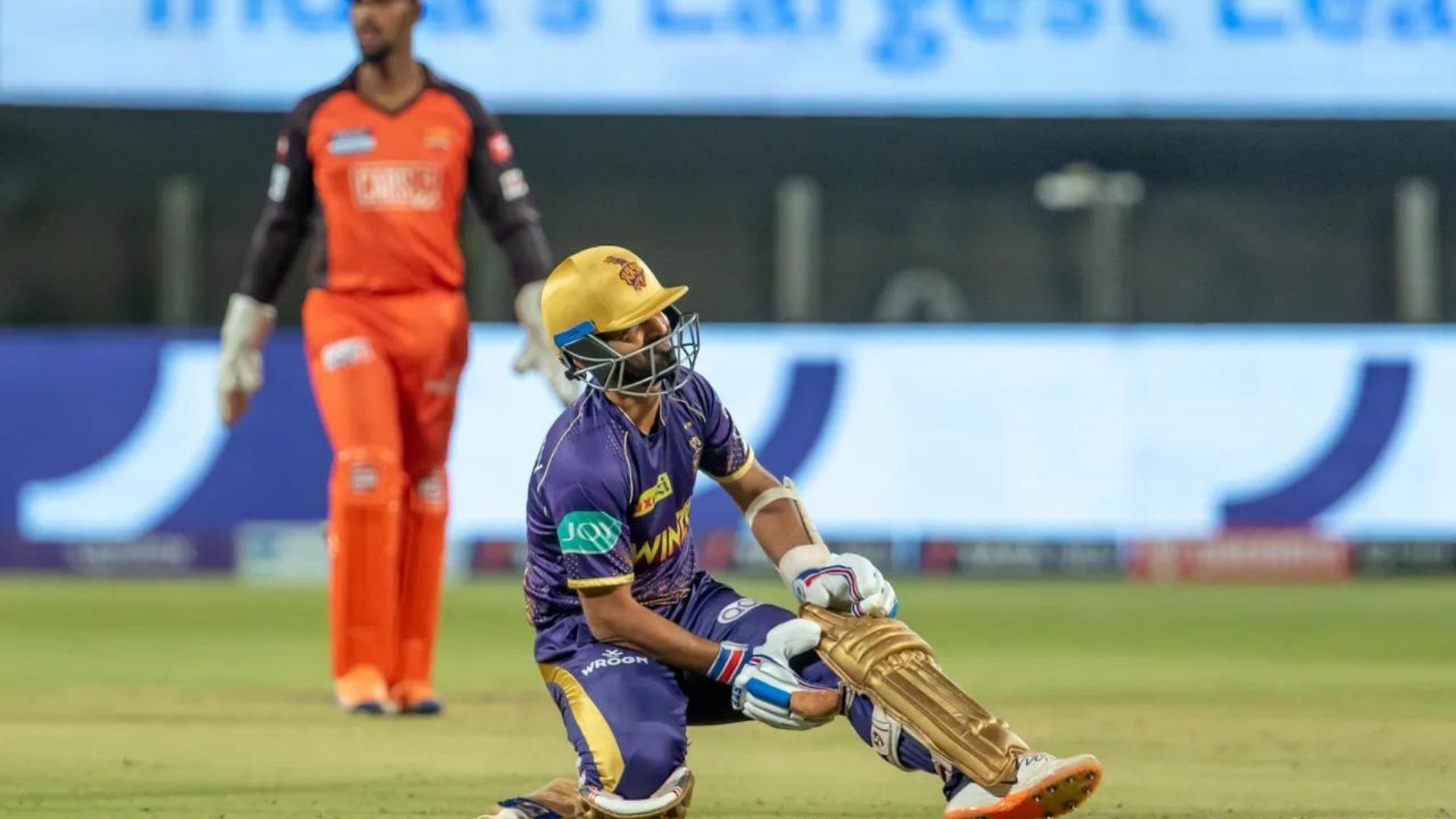 Ajinkya Rahane sustained a hamstring injury during KKR&#039;s previous game against SRH. (P.C.:iplt20.com)