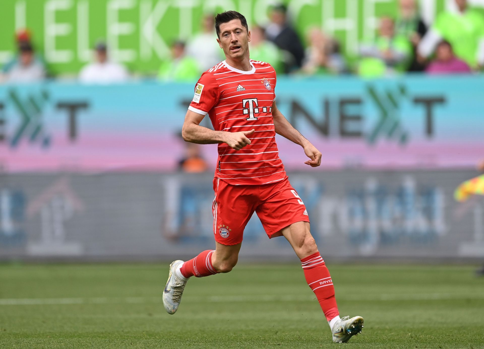 Lewandowski in action for Bayern