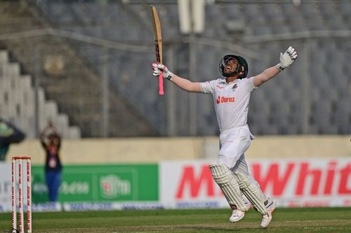 Mushfiqur Rahim celebrates his century